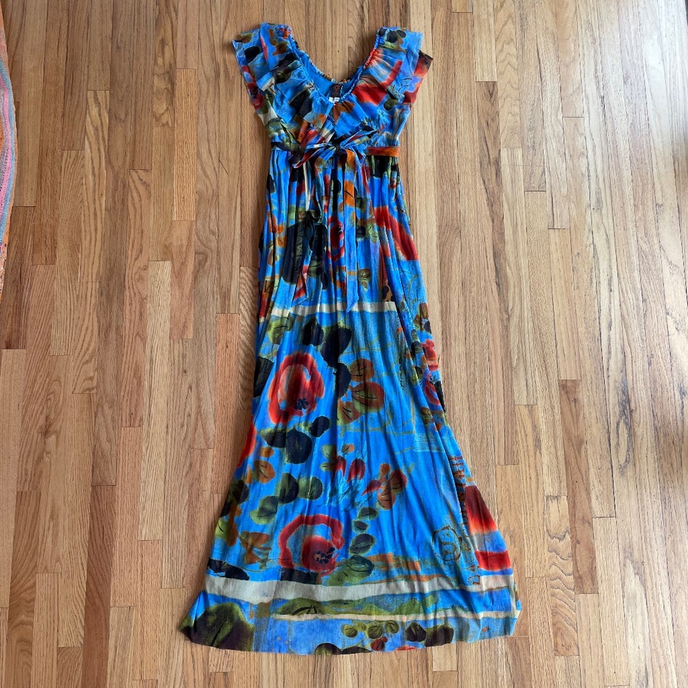 Iconic JEAN PAUL GAULTIER Vintage Maxi Dress - Size M
